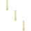 3Pcs Durable Yellow Cello Fingerboard Label Stickers for 3/4 Cellos 8