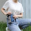 (Gray) Dog Training Waist Bag Adjustable Durable 5