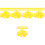 500Pcs Durable Yellow Plastic Bottle Caps for Home DIY Craft Making 5