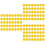 150Pcs PVC Seamless Balls Yellow Plastic Party Activity Props 7