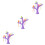 18Pcs Purple Bird Design with Tree Stand 5