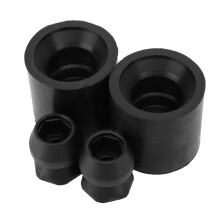 2 Set RV Trailer Door Holder Kit with Rubber Bumpers and Screws
