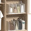 Modern Plastic Shelf Divider Holder with 5 Boards, ABS Closet Organizer 1