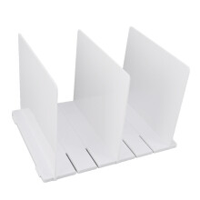 Modern ABS Shelf Divider Holder for Purses, Books, 3 Boards