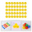 100Pcs Yellow PVC Balls Openable for Party Game Props Decor 7