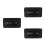 3Pcs Quick Install Surfboard Tail Fin Connector Black PVC for Kayak 8