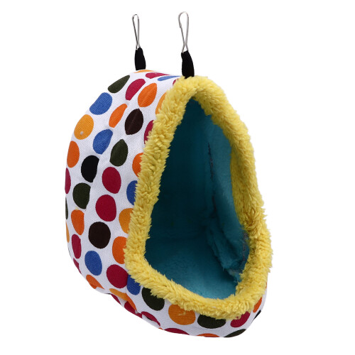 Soft Plush Hamster Cave Bed 22x18cm Portable & Warm 1