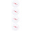 4Pcs Practical White Plastic Prize Wheel for and Parties 8