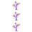 18Pcs Purple Bird Design with Tree Stand 8