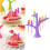 18Pcs Purple Bird Design with Tree Stand 11