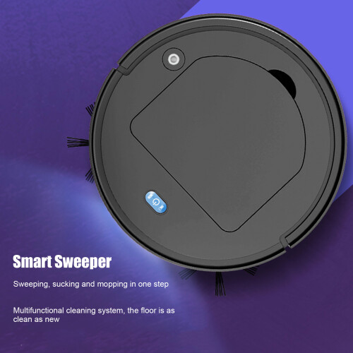 Low Noise 3-in-1 Robot Sweeper Black 2