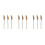 9Pcs Multifunctional Golden Metal Rust Removing Brushes for Home Use 4
