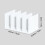 Modern Plastic Shelf Divider Holder with 5 Boards, ABS Closet Organizer 2