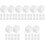60Pcs Reusable White Marble Whiskey Stones Convenient Beverage Cooler 4