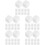60Pcs Reusable White Marble Whiskey Stones Convenient Beverage Cooler 7