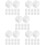 60Pcs Reusable White Marble Whiskey Stones Convenient Beverage Cooler 9