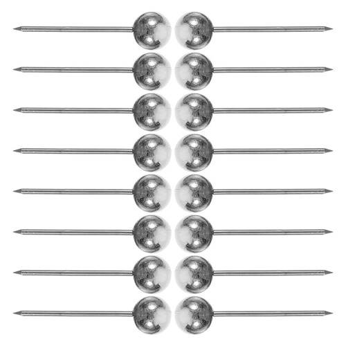 1000Pièces Épingles De Marquage Argentées En Acier Inoxydable Pour Mur 1
