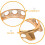 3 Pack Watch Screen Protector Round Wrist Cover Smart Protective Case 9
