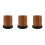3Pcs Wooden Shaker Cups Reliable for Home Use 8
