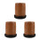 3Pcs Wooden Shaker Cups Reliable for Home Use 9