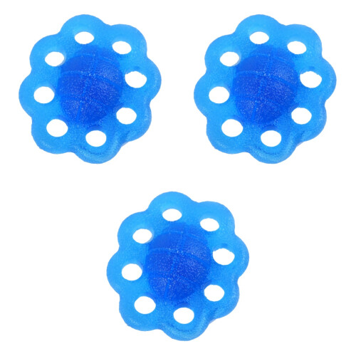 3Pcs Comfortable Blue Exerciser 8-Hole Hand Trainer 2