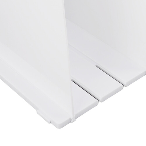 Modern ABS Shelf Divider Holder for Purses, Books, 3 Boards 2
