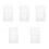 5Pcs Silicone Sleeve for Music Player White Cover Shockproof Protector 4