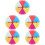 5Pcs Multi Color Prize Wheel DIY Fortune Game Prop for Event Fun 6
