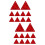 20Pcs Red Warning Signs Triangle Reflective Road Safety Emergency Use 6