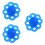 3Pcs Comfortable Blue Exerciser 8-Hole Hand Trainer 7