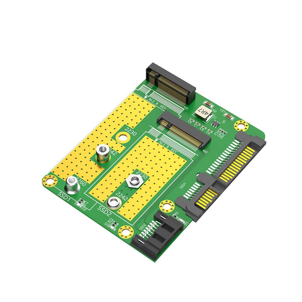 Dual M.2(Ngff) Ssd To Dual Sata3 Adapter Card 6031835165910