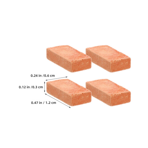 200Pcs Compact Chocolate Mini Bricks for Crafting Miniature Models 1