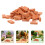 200Pcs Compact Chocolate Mini Bricks for Crafting Miniature Models 9