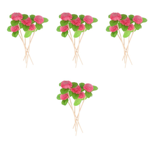 20Pcs Assorted Color Aromatherapy Flower Diffuser Sticks for Home Use 2