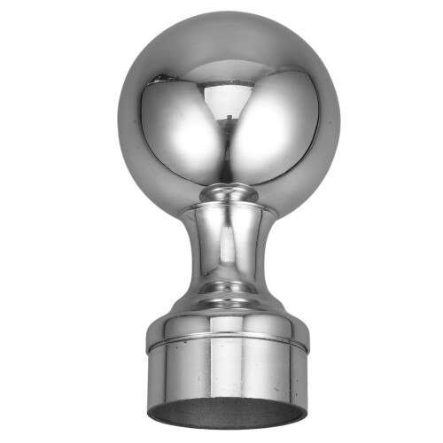 5Pièces Embouts De Rampe Acier Inox Argenté Pour Intérieur Durable 1