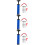 3Sets Multi-Function Basketball Pump Blue Portable Ball Inflation Tool 9