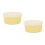 2Pcs Yellow Ceramic Baking Bowls for Desserts Soups and Cooking 6