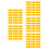 200Pcs Yellow Self Adhesive Direction Labels Durable PVC Floor Markers 5