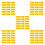 200Pcs Yellow Self Adhesive Direction Labels Durable PVC Floor Markers 8