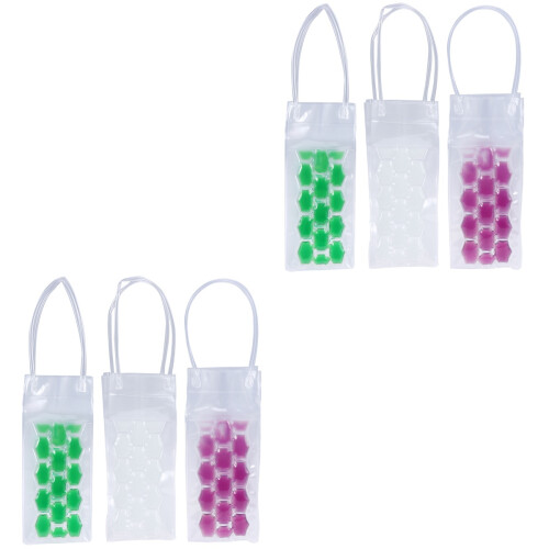 6Pcs Freezer Bag, Lightweight Cooling Gel, Assorted Colors 2