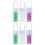 6Pcs Freezer Bag, Lightweight Cooling Gel, Assorted Colors 5