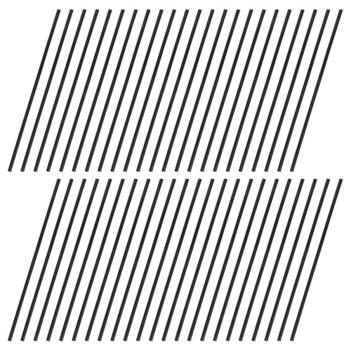 360Pcs Black Motorcycle Spoke Rim Wraps Plastic Replacement Covers 2