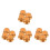 16Pcs Golden Mixer Speed Control Knobs Plastic Rotary for Home Audio 7