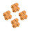 16Pcs Golden Mixer Speed Control Knobs Plastic Rotary for Home Audio 8