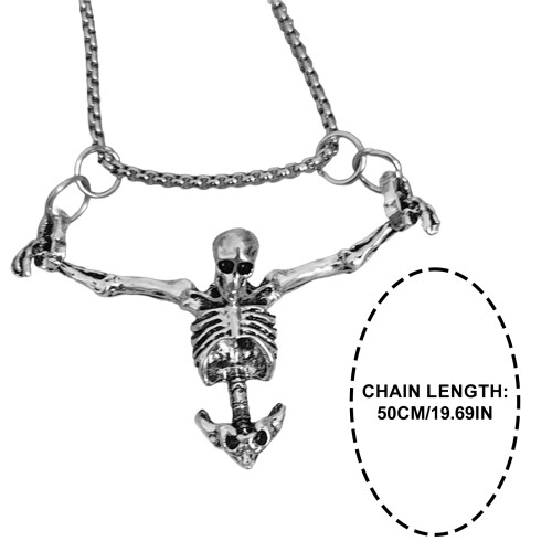 (Section 1) Punk Skull Necklace for All Occasions 2