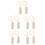 5Sets Ppsu feeding spoon Fork Set Ergonomic Beige Kids Cutlery 4