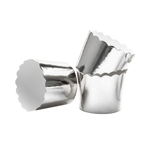 150Pcs Silver Biodegradable Cupcake Wrappers Paper Dessert Bowls 1