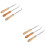 6 Pcs Range Hood Wire Brush Stainless Steel Clean 6