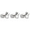 150Pcs Silver Biodegradable Cupcake Wrappers Paper Dessert Bowls 4