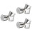 150Pcs Silver Biodegradable Cupcake Wrappers Paper Dessert Bowls 6